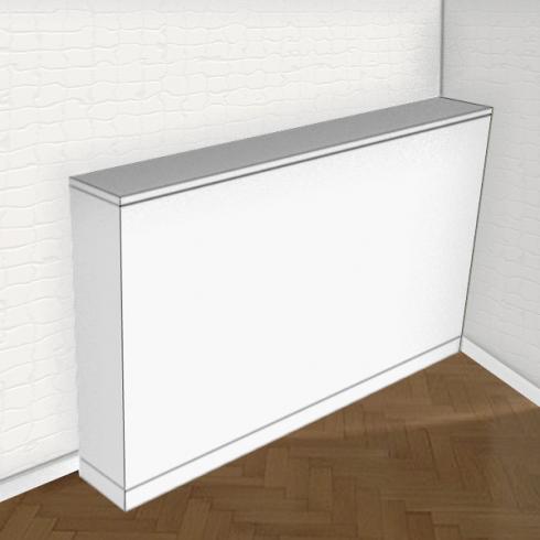 TV-Lift Sideboard in Lack Weiß 